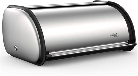 stainless steel bread box sears|Brabantia 339585 Roll.